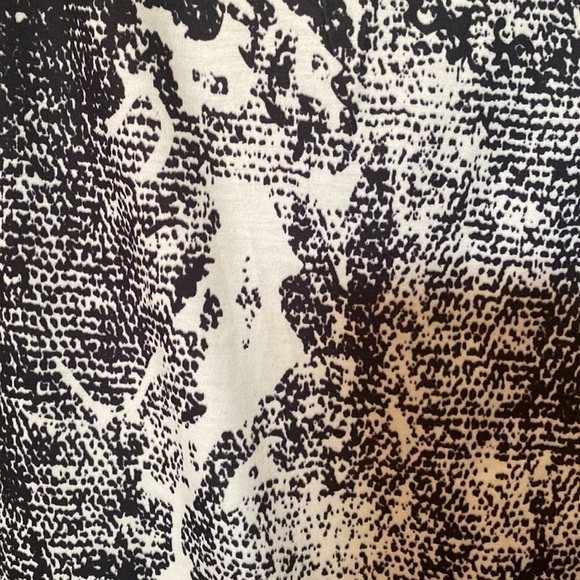 Amaryllis size S Snake skin short sleeve high low hem top - Picture 5 of 6